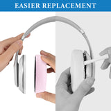 Geekria SNAP Magnetic Ear Pads for Beats Studio 2, Studio 3 Wireless Headphones, Series Easy Switch Ear Cushions, Exchange Earpads in Seconds (Pink Mesh Fabric, 1 Pair)