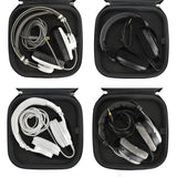 Geekria Shield Headphones Case for Large Sized Over-Ear Headphones, Replacement Hard Shell Travel Carrying Bag with Cable Storage, Compatible with Denon AHD9200, AHD7200, SONY Headsets (Dark Grey)