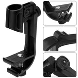 Geekria for Creators Drum Rim Microphone Clip, Universal Microphone Clamp Compatible with Shure SM57, SM58 Adjustable Drum Mic Clip, Shockproof Musical Instrument Supplies (Black / 2 Pack)
