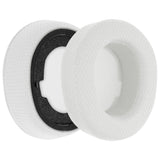 Geekria Comfort Mesh Fabric Replacement Ear Pads for SteelSeries Arctis Nova Pro Wireless Headphones Ear Cushions, Repair Parts (White)