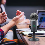 Geekria for Creators Furry Windscreen Compatible with Blue Yeti Nano Mic DeadCat Wind Cover Muff, Windbuster, Windjammer, Fluff Cover Windshield (Grey / 2 Pack)