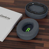 Geekria QuickFit Replacement Ear Pads for JBL JR460 Headphones Ear Cushions, Headset Earpads, Ear Cups Cover Repair Parts (Grey)