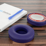 Geekria QuickFit Replacement Ear Pads for Beats Solo 3 (A1796), Solo 3.0 Wireless On-Ear Headphones Ear Cushions, Headset Earpads, Ear Cups Cover Repair Parts (Pop Purple)