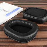 Geekria QuickFit Replacement Ear Pads for Logitech G533, G633, G635, G933, G935 Headphones Ear Cushions, Headset Earpads, Ear Cups Cover Repair Parts (Black)