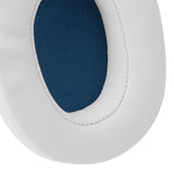 Geekria QuickFit Replacement Ear Pads for Skullcandy Crusher Wireless, Crusher Evo, Crusher ANC, Hesh 3 Headphones Ear Cushions, Headset Earpads, Ear Cups Cover Repair Parts (White)