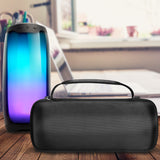 Geekria Shield Speaker Case Compatible with JBL Pulse 4 Replacement Hard Shell Portable Speaker Protective Carrying Bag with Cable Storage Keychain Hook (Black)