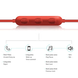 Geekria Silicone Sleep Earbuds, Noise Isolating Ear Plugs with MIC and Volume Control, USB-C Mini ASMR Sleeping Earphone, For Light Sleep, Insomnia, Side Sleep, Air Travel (Red)