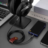 Geekria Audio Cable Compatible with QuietComfort, QC Ultra/SE/45/35 II/3, NC700 Headphones, 2.5mm to 3.5mm Replacement Stereo Cord (Black 5.6 ft/1.7 m)