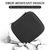 Geekria Carrying Case Compatible with Insta360 GO 3, GO 3S, Action Camera Protective Case, Hard Shell Travel Storage Bag with Slots for Insta 360 GO3 Accessories (Dark Grey)