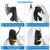 Geekria Comfort Velour Replacement Ear Pads for Logitech G Pro/ProX/ProX League of Legends Edition/Pro X2 Headphones Ear Cushions, Repair Parts (Blue)