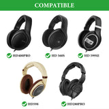 Geekria Shield Headphones Case Compatible with Sennheiser HD400PRO/HD 560S/HD598/HD 599SE/HD280PRO/HD 600, Replacement Hard Shell Travel Carrying Bag with Cable Storage (Dark Grey)