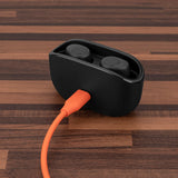 Geekria USB Earbuds Short Charger Cable Compatible with JBL Tune 215TWS, Tune 770NC, Quantum 350, Vibe Beam Charger, USB to USB-C Replacement Power Charging Cord (1 ft / 30 cm 2 Pack)