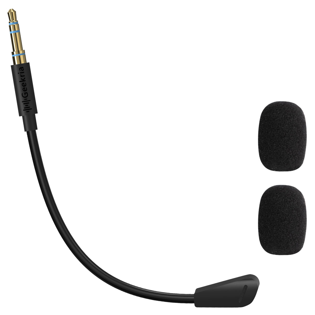 Geekria Detachable Boom Mic Replacement for Gaming Headset, Comp