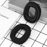 Geekria Comfort Mesh Fabric Replacement Ear Pads for Marshall Monitor II ANC Headphones Ear Cushions, Repair Parts (Black)