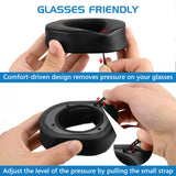 Geekria QuickFit Ear Pads Replacement for Turtle Beach Stealth 700 Gen 2 Stealth 700 Gen 2 MAX Headphones Ear Cushions, Headset Earpads, Ear Cups Cover Repair Parts (Black)