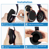 Geekria Sport Cooling-Gel Replacement Ear Pads for Beats Studio Pro Headphones Ear Cushions, Headset Earpads, Ear Cups Cover Repair Parts (Black)