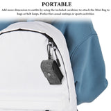 Geekria Felt Case Cover Compatible with Skullcandy Dime 3/2, Sony WF-C510 True Wireless Earbuds, Earphones Skin Cover, Protective Carrying Case with Keychain Hook, Portable, Shockproof