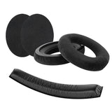 Geekria Earpad + Headband Compatible with Sennheiser HD380 PRO HD380 PC350 Game Zero Headset Headphone Replacement Ear Pad + Headband Pad/Ear Cushion + Headband Cushion/Earpads Repair Parts