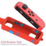 Geekria Switch Golf Club Compatible with Nintendo Switch Joy-Con, Golf Games Handgrip with Adjustable Hand Strap Accessories for Mario Golf: Super Rush Game (2 Packs)