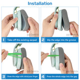 Geekria Comfort Mesh Fabric Replacement Ear Pads for Astro Gaming A10 Gen 2 Headphones Ear Cushions, Headset Earpads, Ear Cups Cover Repair Parts (Grey)