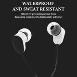 Geekria Kids Wired Earbuds with Mic for School and Online Class, Children's 3.5mm Jack In-Ear Earphone with 85dB Volume Limit for Small Ears, Storage Case Included (Black)