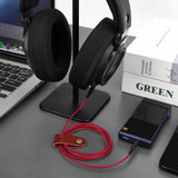 Geekria Audio Cable Compatible with Jabra Move Style Edition, Elite 85h, Philips A4216, H6506, SHP9500 Headphones, 1/8" (3.5mm) to 3.5mm Replacement Stereo Cord (4 ft/1.2 m)
