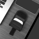 Geekria Earbuds Pouch with Belt Loop Compatible with AirPods, AirPods Pro AirPods 3, Earbud Case Belt Holster, Protective Case Cover with Clip Holder for Bag Strap, All-Round Protection (Black)