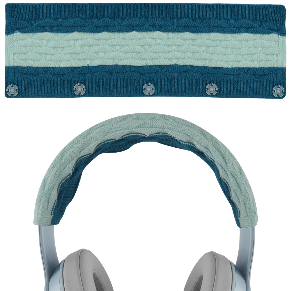 Geekria Knit Fabric Headband Cover Compatible with Bose QC35 II