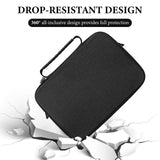 Geekria Action Camera Protective Case Carrying Case, Compatible with DJI Osmo Action 5 Pro/4/3 Action Camera, Travel Storage Bag with Cable Storage (Dark Grey)