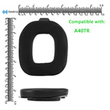 Geekria Sport Cooling-Gel Replacement Ear Pads for Astro A40 TR Headphones Ear Cushions, Headset Earpads, Ear Cups Cover Repair Parts (Black)