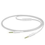 Geekria Audio Cable with Mic Compatible with Skullcandy Hesh Evo/3, Crusher Evo Headphones Cable, 3.5mm to 3.5mm Replacement Stereo Cord with Inline Microphone and Volume Control (4 ft/1.2m)