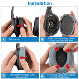 Geekria QuickFit Replacement Ear Pads for Sony MDR-100A MDR-100AAP MDR-H600A Headphones Ear Cushions, Headset Earpads, Ear Cups Cover Repair Parts (Bordeaux Red)