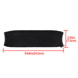 Geekria Flex Fabric Headband Cover Compatible with Jabra Elite Elite 45h, Evolve2 65 UC, Evolve2 40 UC Headphones, Head Top Cushion Pad Protector, Replacement Repair Part, Sweat Cover (Black)