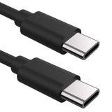 Geekria Type C Speakers Short Charger Cable Compatible with JBL GO 4, CLIP5, Flip 7/6/5, Pulse 5/4, Charge 6/4, USB-C to USB-C Replacement Power Charging Cord (1ft/30cm 2Pack)