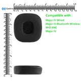 Geekria Sport Cooling-Gel Replacement Ear Pads for Marshall Major III Wired, Major III Bluetooth Wireless, MID ANC, Major IV Headphones Ear Cushions, Headset Earpads, Ear Cups Cover Repair Parts