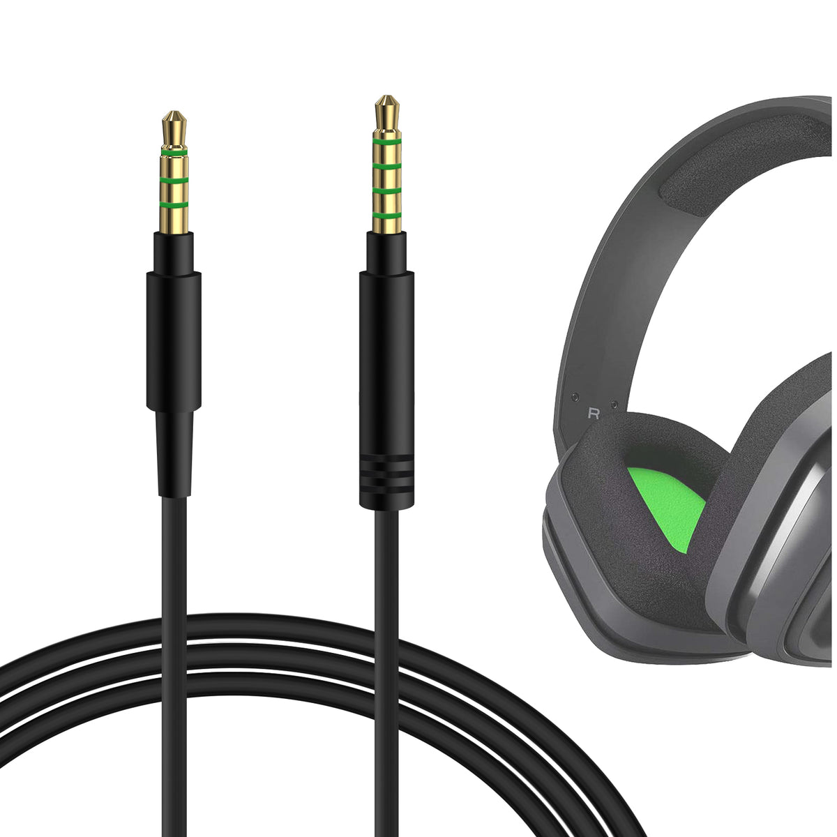 Geekria Audio Cable Compatible with Astro A40 tr, A40, A30, A10 Gen 2,