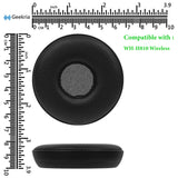 Geekria QuickFit Replacement Ear Pads for Sony WH-H810 Wireless Headphones Ear Cushions, Headset Earpads, Ear Cups Cover Repair Parts ( Black )