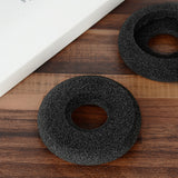 Geekria QuickFit Leatherette & Foam Replacement Earpads + Mic Windscreen Foam Compatible with BlueParrott B250-XTS, B250-XT Plus, B250-XT, B250, B150 Headphones Mic Cover + Ear Cushions (Black)