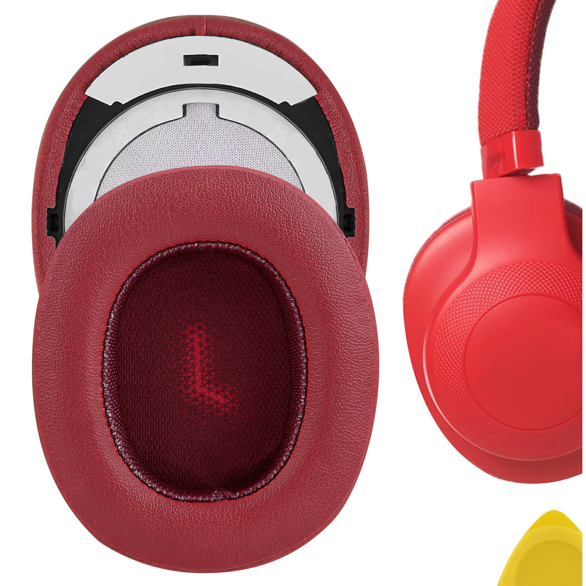 Geekria Replacement Ear Pads for JBL E55BT Headphones Ear Cushions (Re