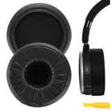 Geekria QuickFit Replacement Ear Pads for AKG N60NC Wireless Headphones Ear Cushions, Repair Parts (Black)