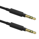 Geekria Audio Cable Compatible with Bose JBL Sony Speaker Cable, (1/8") 3.5mm to 3.5mm Braided Nylon Replacement Stereo Cord (4ft/1.2m)