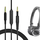 Geekria Audio Cable with Mic Compatible with AKG K451, K452, Q460, K480, K430, K450 Headphones, 2.5mm to 3.5mm Replacement Stereo Cord with Inline Microphone and Volume Control (4 ft/1.2 m)