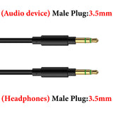 Geekria Audio Cable Compatible with B&O H95, H9i, H9 3rd Gen, H9, H8i, H8, H7, HX, Jabra Move, Elite 85h, B&W PX7, PX5 Headphones, 3.5mm Replacement Stereo Cord (4ft / 1.2m)