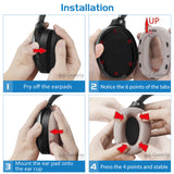 Geekria QuickFit Replacement Ear Pads for Sony WH-1000XM2, MDR-1000X Headphones Ear Cushions, Headset Earpads, Ear Cups Cover Repair Parts (Champagne Gold + Insulation Cotton) )