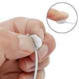 Geekria Sleep Earbuds, Noise Isolating Ear Plugs, Mini ASMR Sleeping Earphone, Fit Insomnia, Air Travel, Side Sleep, Light Sleep, Ambient Sounds, Relaxation, Meditation (White, 11.8FT)