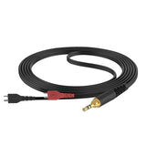Geekria Audio Cable Compatible with Sennheiser HD25, HD25-1, HD25-1 II, HD25-13, HD25-C Headphones Cable, 1/8" (3.5mm) Replacement Stereo Cord (8 ft / 2.5 m)