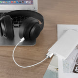 Geekria USB Headphones Short Charger Cable Compatible with Beats Studio 3/2/1, Solo3 Solo2, Micro-USB Replacement Power Charging Cord (1 ft / 30 cm 2 Pack)