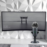 Geekria for Creators Furry Windscreen Compatible with Blue Yeti Nano Mic DeadCat Wind Cover Muff, Windbuster, Windjammer, Fluff Cover Windshield (Grey / 2 Pack)