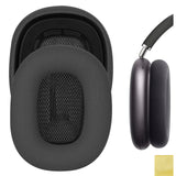 Geekria QuickFit Replacement Ear Pads Compatible with Apple Airpods MAX Headphones Ear Cushions, Headset Earpads, Ear Cups Cover Repair Parts (Black)
