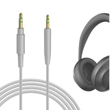 Geekria Audio Cable Compatible with Bose QC Ultra, QuietComfort, QC 45/35II/35/25/SE, 700 Headphones Cable, 3.5mm to 2.5mm Replacement Stereo Cord (4 ft/1.2 m)